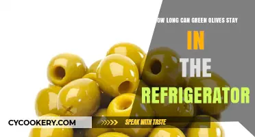 Refrigerated Green Olives: Shelf Life and Storage Tips Explained