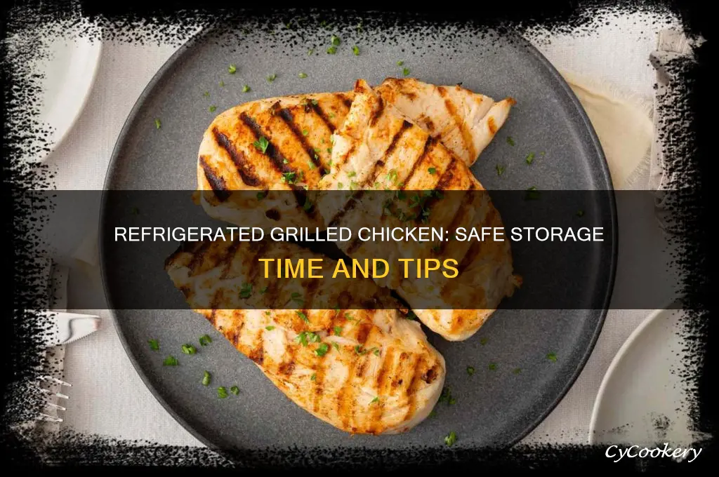 how long can grilled chicken be kept in the refrigerator