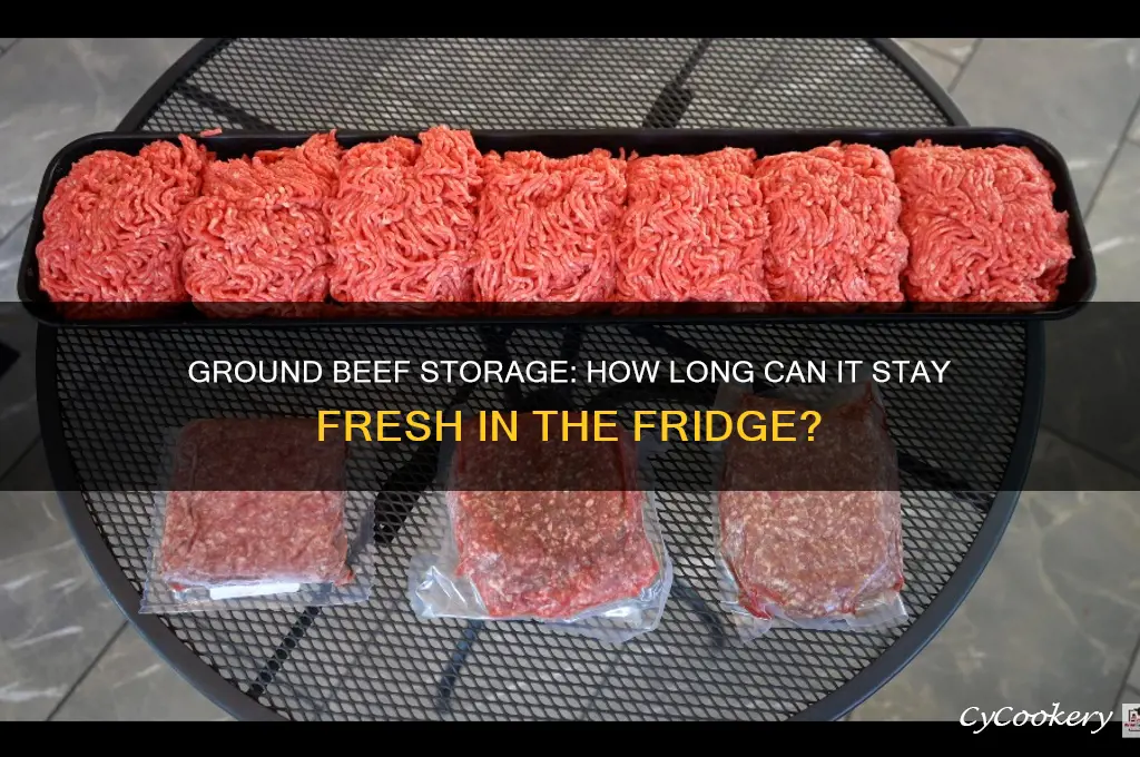 how long can ground beef be in refrigerator