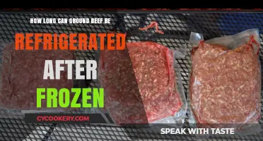 Refrigerating Thawed Ground Beef: Safe Storage Time After Freezing