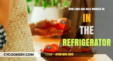 Maximizing Freshness: Optimal Refrigerator Storage Time for Halo Oranges