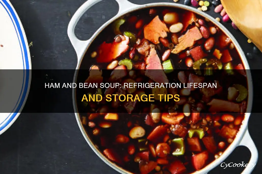 how long can ham and bean soup be refrigerated