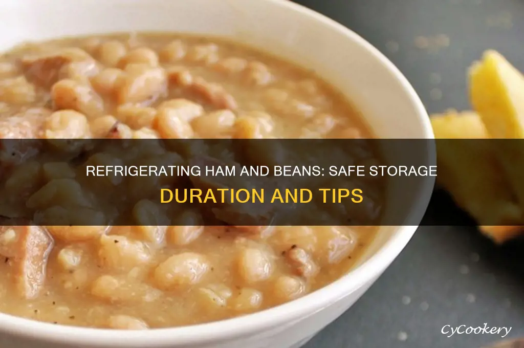 how long can ham and beans be refrigerated