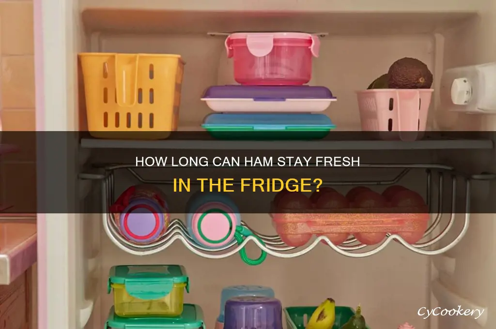how long can ham stay in the refrigerator