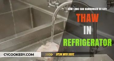Safely Thawing Hamburger: Refrigerator Time Limits Explained