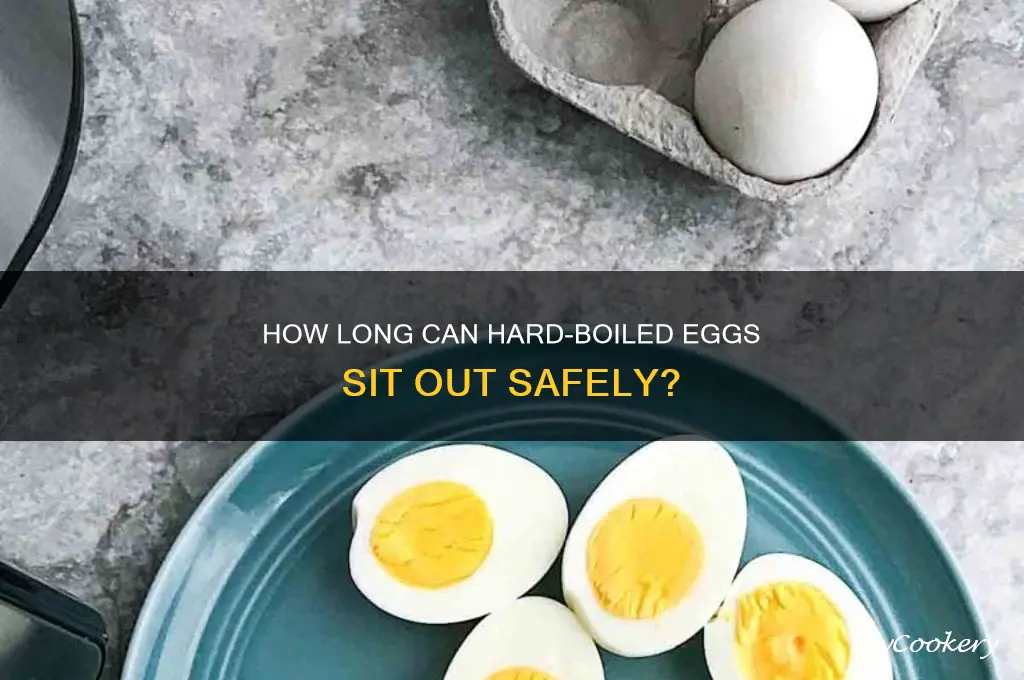 how long can hard boiled eggs be out of refrigerator