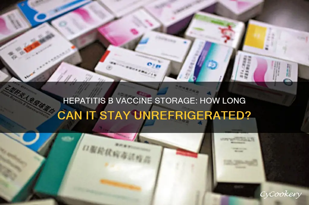 how long can hepatitis b vaccine be out of refrigerator