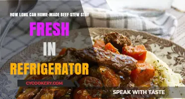 How Long Does Homemade Beef Stew Stay Fresh in the Fridge?