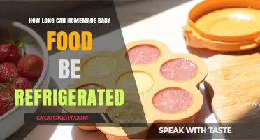Refrigerating Homemade Baby Food: Safe Storage Duration and Tips