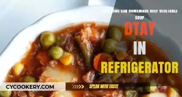 How Long Does Homemade Beef Vegetable Soup Last in the Fridge?