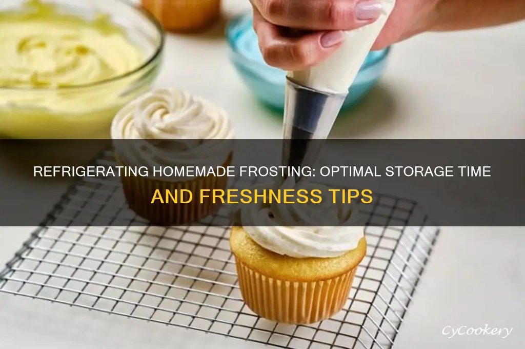 how long can homemade frosting be refrigerated