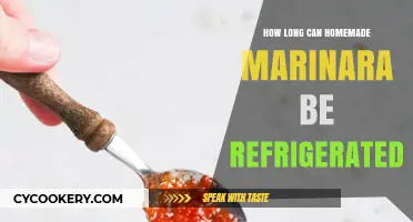 Refrigerating Homemade Marinara: Optimal Storage Time and Freshness Tips
