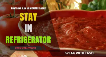 Homemade Sauce Storage: How Long Does It Last in the Fridge?