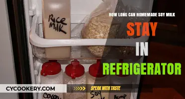 Homemade Soy Milk: Refrigerator Shelf Life and Storage Tips