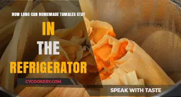 Refrigerated Tamales: How Long Do Homemade Delights Stay Fresh?