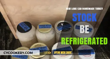 Refrigerating Homemade Turkey Stock: Safe Storage Duration and Tips