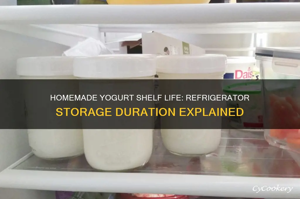 how long can homemade yogurt stay in the refrigerator