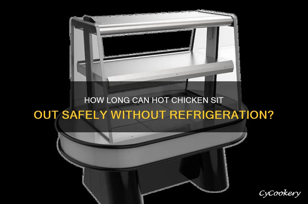 how long can hot chicken sit without refrigeration