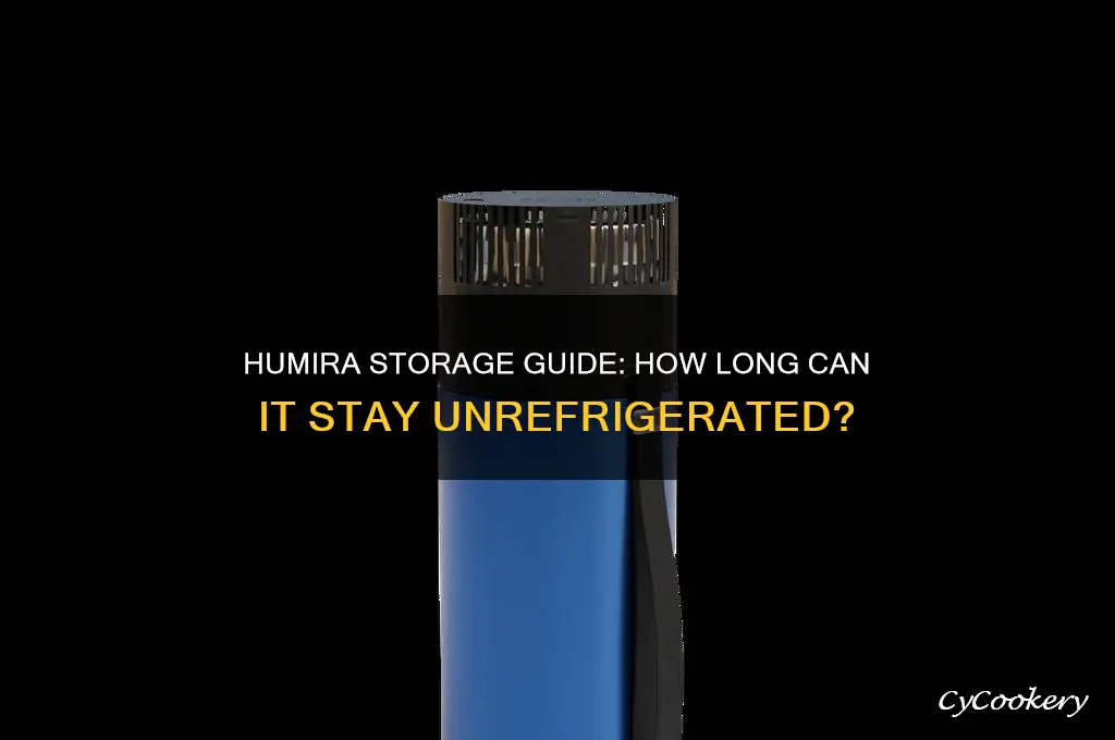 how long can humira be out of the refrigerator
