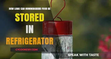 Storing Hummingbird Nectar: Refrigeration Tips for Freshness and Safety