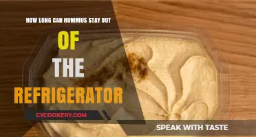 Hummus Shelf Life: How Long Can It Safely Sit Unrefrigerated?