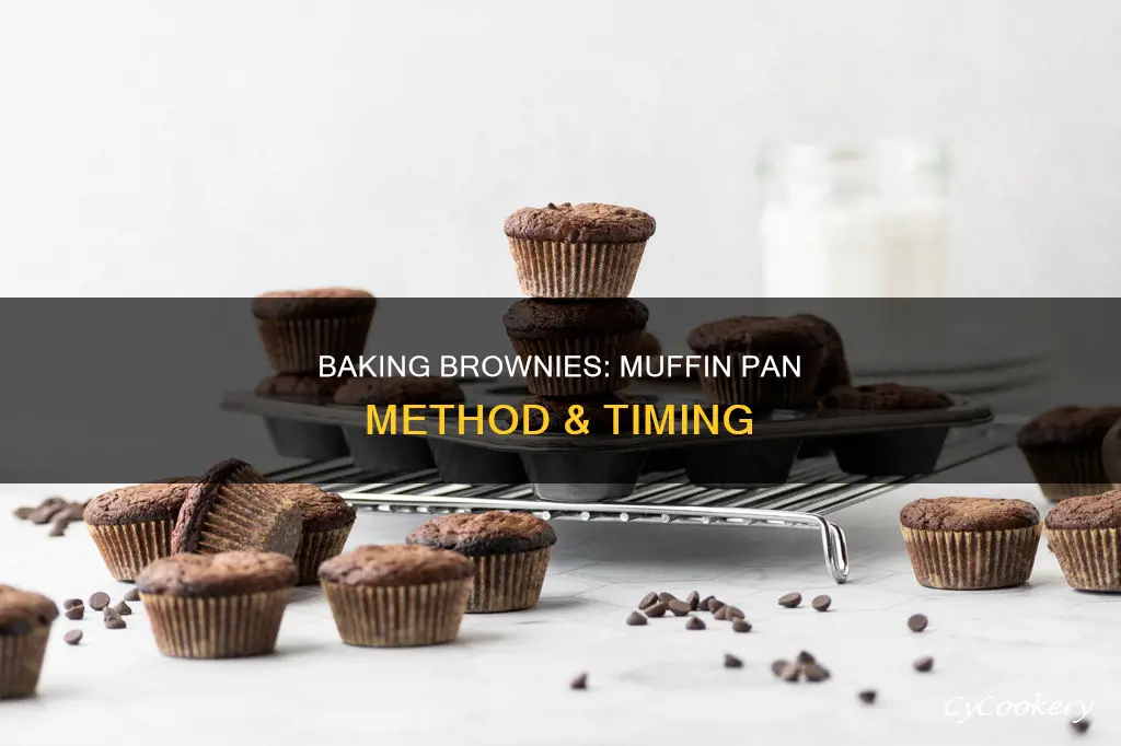 how long can I bake brownies in a muffin pan