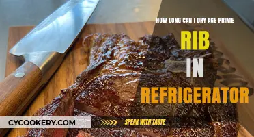 Dry Aging Prime Rib: Optimal Refrigerator Time for Perfect Flavor
