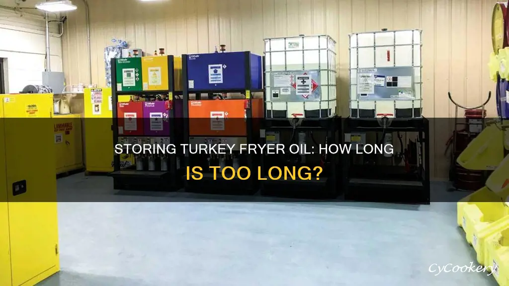 how long can i keep used turkey fryer oil