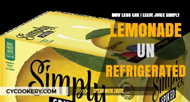 How Long Can Simply Lemonade Stay Unrefrigerated? Tips & Safety