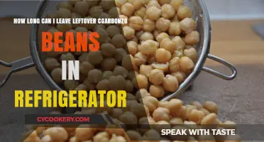 Storing Leftover Chickpeas: Refrigerator Shelf Life and Safety Tips