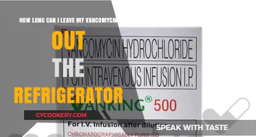 Vancomycin Storage: How Long Can It Safely Sit Outside the Fridge?