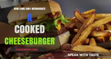 Refrigerating Cooked Cheeseburgers: Safe Storage Time and Tips