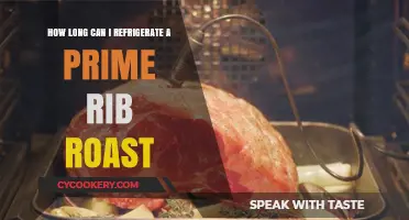 Prime Rib Roast Refrigeration: Optimal Storage Time and Tips