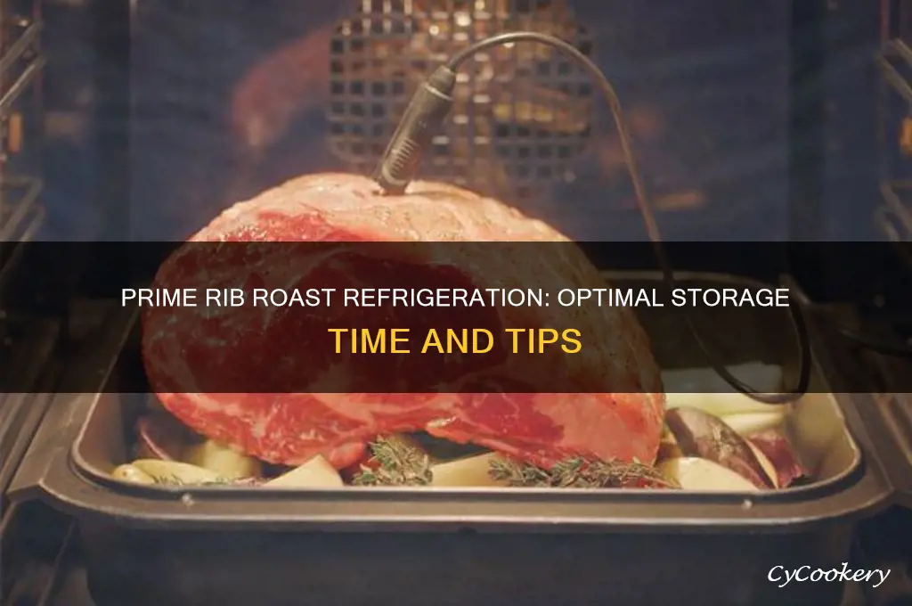 how long can i refrigerate a prime rib roast