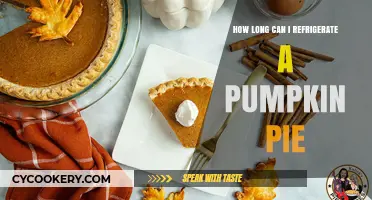Refrigerating Pumpkin Pie: Optimal Storage Time and Freshness Tips