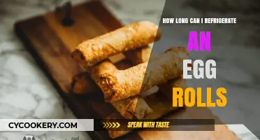 Refrigerating Egg Rolls: Optimal Storage Time and Freshness Tips