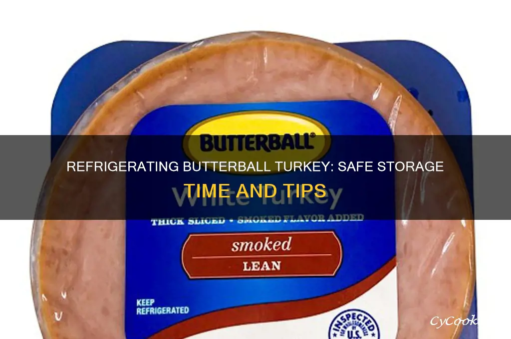 how long can i refrigerate butterball turkey