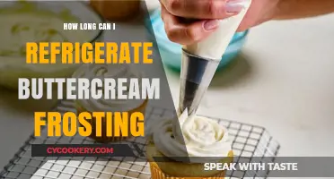 Refrigerating Buttercream Frosting: Optimal Storage Time and Tips