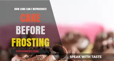 Refrigerating Cake Before Frosting: Optimal Storage Time and Tips
