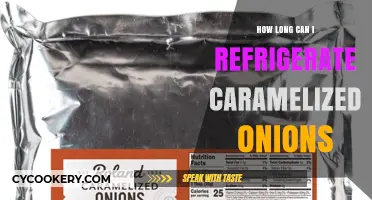 Refrigerating Caramelized Onions: Optimal Storage Time and Tips