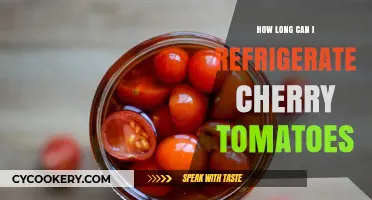 Refrigerating Cherry Tomatoes: Optimal Storage Time and Freshness Tips