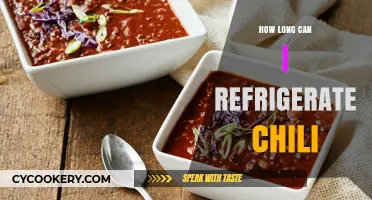 Refrigerating Chili: Optimal Storage Time and Freshness Tips