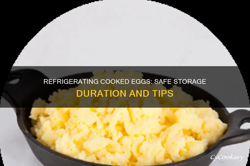 how long can i refrigerate cooked eggs