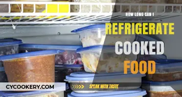 Refrigerating Cooked Food: Safe Storage Duration and Tips