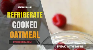 Refrigerating Cooked Oatmeal: Safe Storage Tips and Shelf Life Guide