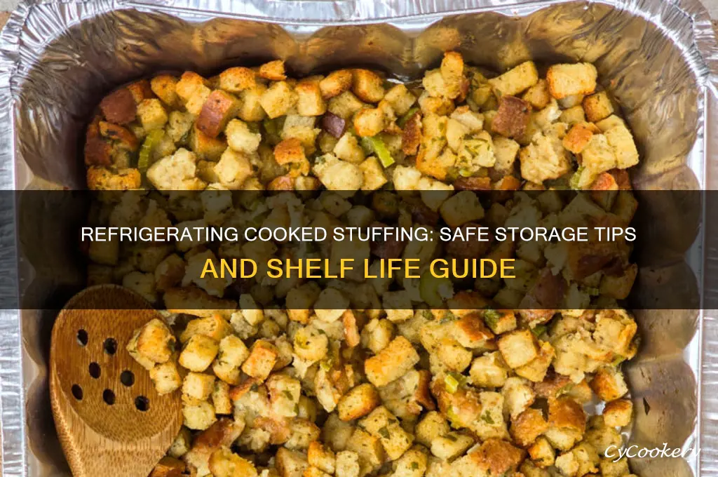 how long can i refrigerate cooked stuffing