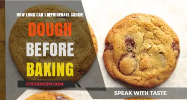 Refrigerating Cookie Dough: Optimal Storage Time Before Baking