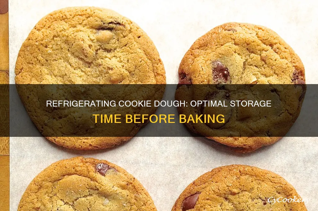 how long can i refrigerate cookie dough before baking