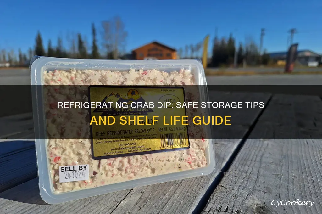 how long can i refrigerate crab dip