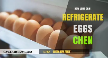 Refrigerating Eggs: Optimal Storage Time and Chen's Tips